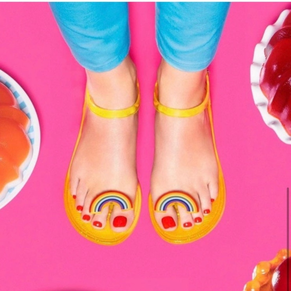 NEW Katy Perry THE GELI Sandal in Rainbow